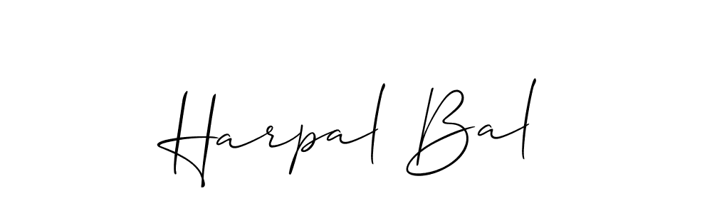 You can use this online signature creator to create a handwritten signature for the name Harpal Bal. This is the best online autograph maker. Harpal Bal signature style 2 images and pictures png