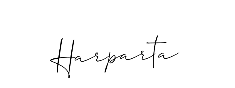 Also You can easily find your signature by using the search form. We will create Harparta name handwritten signature images for you free of cost using Allison_Script sign style. Harparta signature style 2 images and pictures png