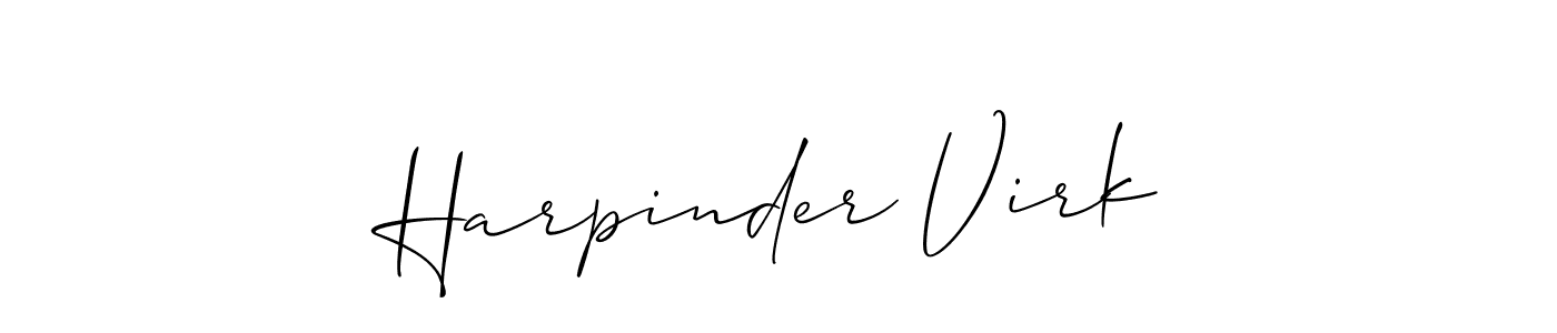 The best way (Allison_Script) to make a short signature is to pick only two or three words in your name. The name Harpinder Virk include a total of six letters. For converting this name. Harpinder Virk signature style 2 images and pictures png