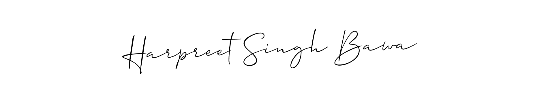 Best and Professional Signature Style for Harpreet Singh Bawa. Allison_Script Best Signature Style Collection. Harpreet Singh Bawa signature style 2 images and pictures png