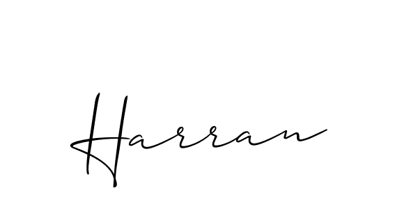 if you are searching for the best signature style for your name Harran. so please give up your signature search. here we have designed multiple signature styles  using Allison_Script. Harran signature style 2 images and pictures png