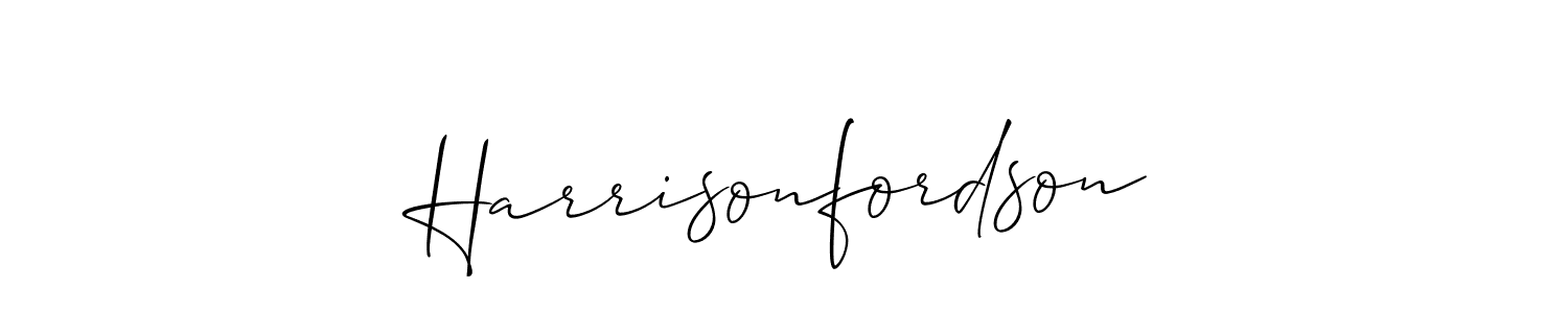 How to Draw Harrisonfordson signature style? Allison_Script is a latest design signature styles for name Harrisonfordson. Harrisonfordson signature style 2 images and pictures png