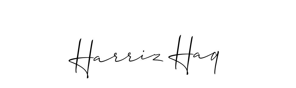 Make a beautiful signature design for name Harriz Haq. Use this online signature maker to create a handwritten signature for free. Harriz Haq signature style 2 images and pictures png