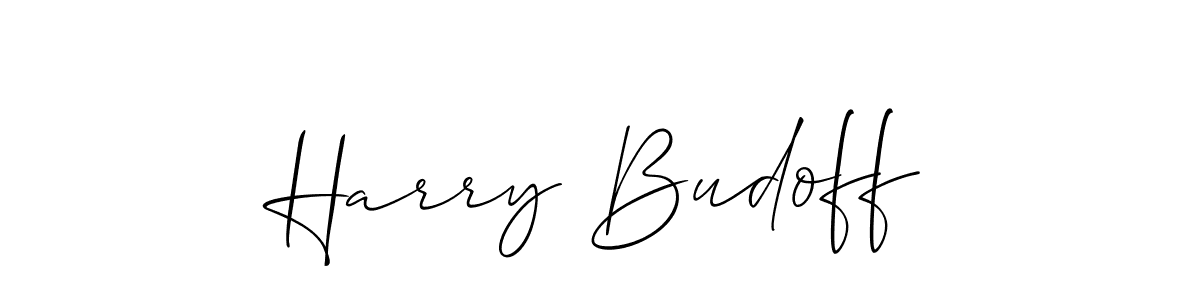 Best and Professional Signature Style for Harry Budoff. Allison_Script Best Signature Style Collection. Harry Budoff signature style 2 images and pictures png