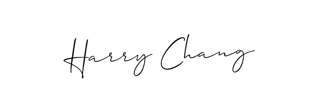 Create a beautiful signature design for name Harry Chang. With this signature (Allison_Script) fonts, you can make a handwritten signature for free. Harry Chang signature style 2 images and pictures png