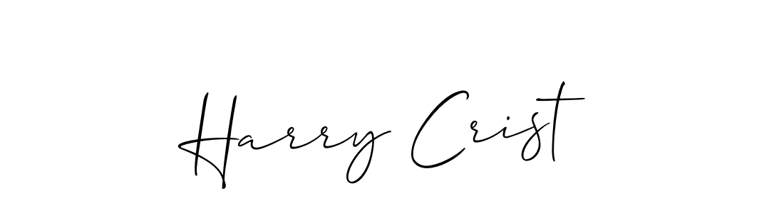 Harry Crist stylish signature style. Best Handwritten Sign (Allison_Script) for my name. Handwritten Signature Collection Ideas for my name Harry Crist. Harry Crist signature style 2 images and pictures png