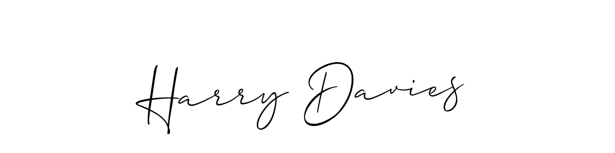 How to make Harry Davies signature? Allison_Script is a professional autograph style. Create handwritten signature for Harry Davies name. Harry Davies signature style 2 images and pictures png