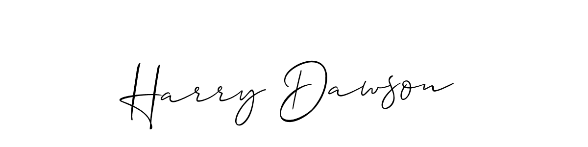 Create a beautiful signature design for name Harry Dawson. With this signature (Allison_Script) fonts, you can make a handwritten signature for free. Harry Dawson signature style 2 images and pictures png