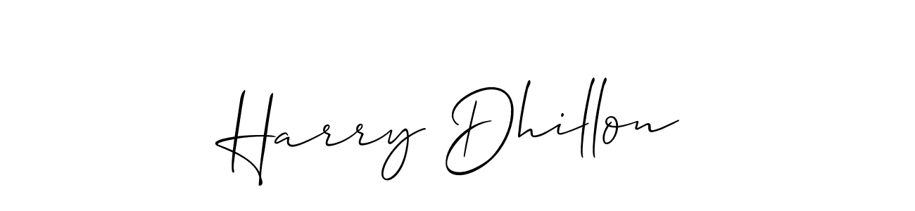 Also You can easily find your signature by using the search form. We will create Harry Dhillon name handwritten signature images for you free of cost using Allison_Script sign style. Harry Dhillon signature style 2 images and pictures png