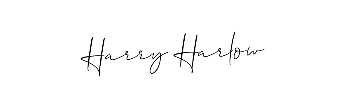 Create a beautiful signature design for name Harry Harlow. With this signature (Allison_Script) fonts, you can make a handwritten signature for free. Harry Harlow signature style 2 images and pictures png
