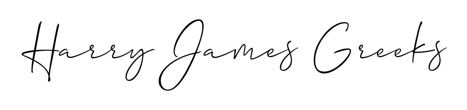 Make a beautiful signature design for name Harry James Greeks. Use this online signature maker to create a handwritten signature for free. Harry James Greeks signature style 2 images and pictures png