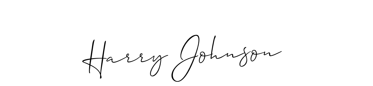 Harry Johnson stylish signature style. Best Handwritten Sign (Allison_Script) for my name. Handwritten Signature Collection Ideas for my name Harry Johnson. Harry Johnson signature style 2 images and pictures png