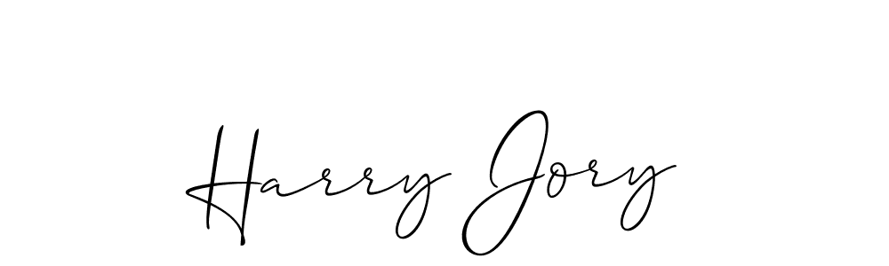 Harry Jory stylish signature style. Best Handwritten Sign (Allison_Script) for my name. Handwritten Signature Collection Ideas for my name Harry Jory. Harry Jory signature style 2 images and pictures png