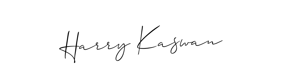 Design your own signature with our free online signature maker. With this signature software, you can create a handwritten (Allison_Script) signature for name Harry Kaswan. Harry Kaswan signature style 2 images and pictures png