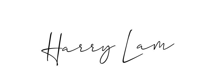 Also we have Harry Lam name is the best signature style. Create professional handwritten signature collection using Allison_Script autograph style. Harry Lam signature style 2 images and pictures png