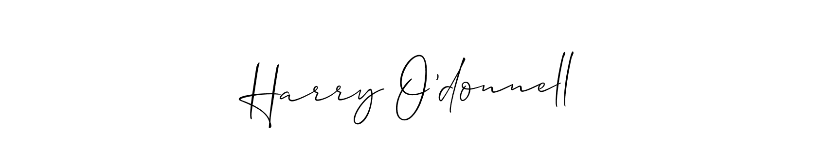 Design your own signature with our free online signature maker. With this signature software, you can create a handwritten (Allison_Script) signature for name Harry O’donnell. Harry O’donnell signature style 2 images and pictures png