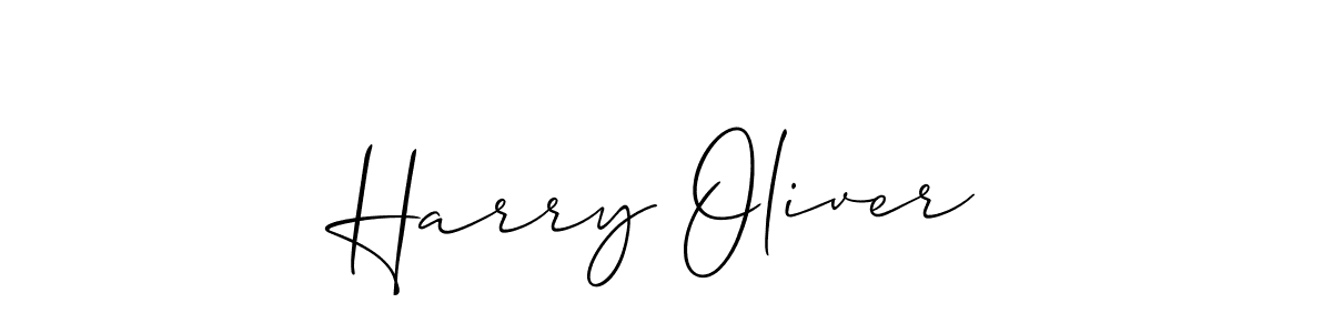 Use a signature maker to create a handwritten signature online. With this signature software, you can design (Allison_Script) your own signature for name Harry Oliver. Harry Oliver signature style 2 images and pictures png