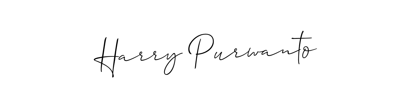 Make a beautiful signature design for name Harry Purwanto. Use this online signature maker to create a handwritten signature for free. Harry Purwanto signature style 2 images and pictures png