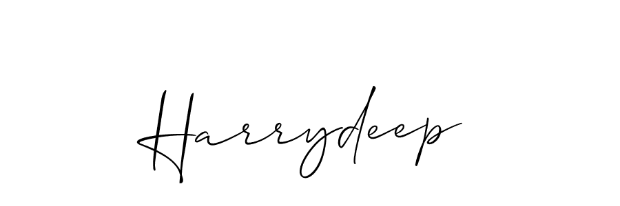 How to make Harrydeep name signature. Use Allison_Script style for creating short signs online. This is the latest handwritten sign. Harrydeep signature style 2 images and pictures png