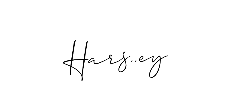 Also we have Hars..ey name is the best signature style. Create professional handwritten signature collection using Allison_Script autograph style. Hars..ey signature style 2 images and pictures png