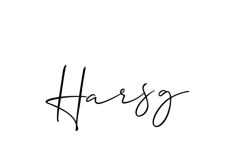 Once you've used our free online signature maker to create your best signature Allison_Script style, it's time to enjoy all of the benefits that Harsg name signing documents. Harsg signature style 2 images and pictures png