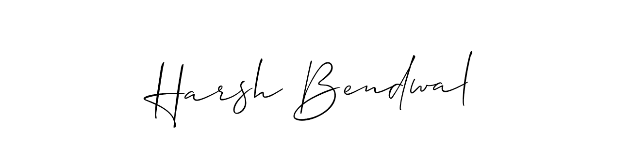 See photos of Harsh Bendwal official signature by Spectra . Check more albums & portfolios. Read reviews & check more about Allison_Script font. Harsh Bendwal signature style 2 images and pictures png