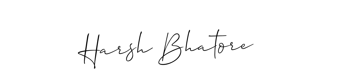 Best and Professional Signature Style for Harsh Bhatore. Allison_Script Best Signature Style Collection. Harsh Bhatore signature style 2 images and pictures png