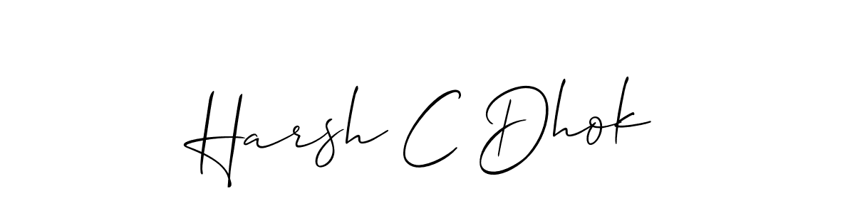 You can use this online signature creator to create a handwritten signature for the name Harsh C Dhok. This is the best online autograph maker. Harsh C Dhok signature style 2 images and pictures png