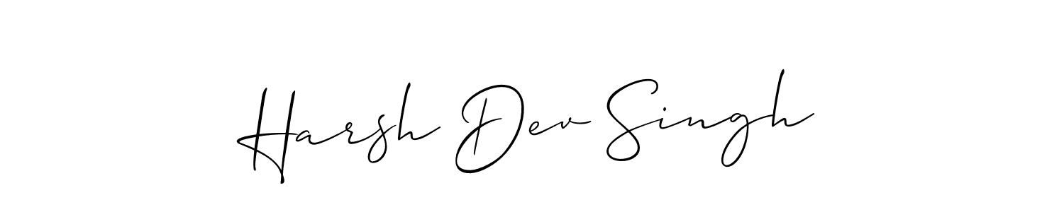 Once you've used our free online signature maker to create your best signature Allison_Script style, it's time to enjoy all of the benefits that Harsh Dev Singh name signing documents. Harsh Dev Singh signature style 2 images and pictures png