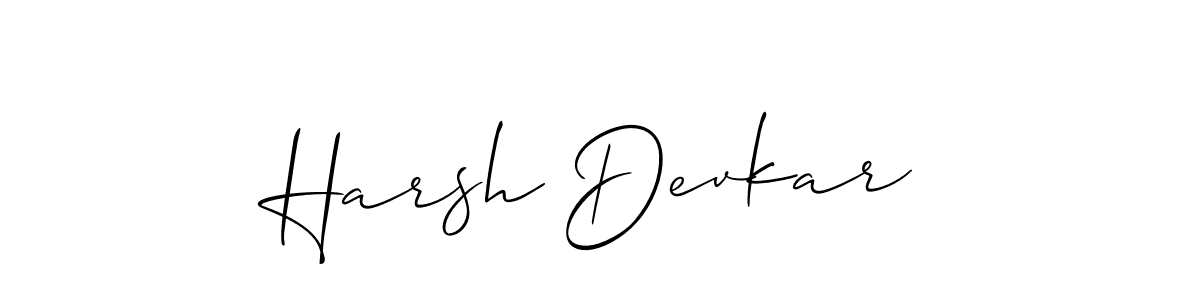 Check out images of Autograph of Harsh Devkar name. Actor Harsh Devkar Signature Style. Allison_Script is a professional sign style online. Harsh Devkar signature style 2 images and pictures png