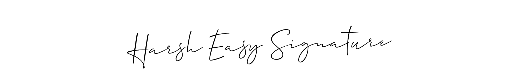 Also we have Harsh Easy Signature name is the best signature style. Create professional handwritten signature collection using Allison_Script autograph style. Harsh Easy Signature signature style 2 images and pictures png