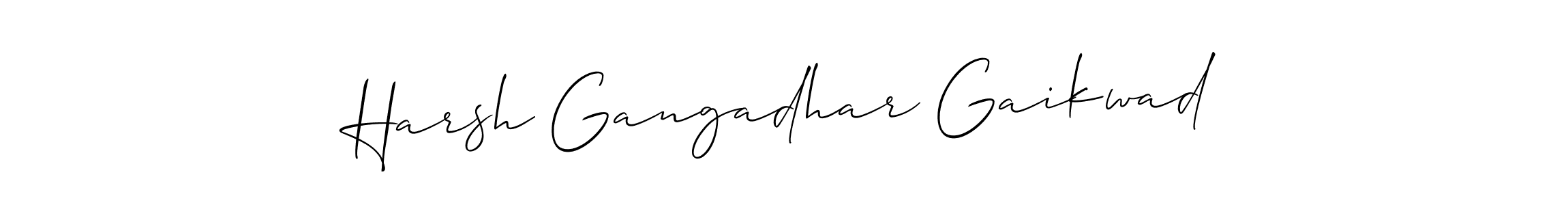 The best way (Allison_Script) to make a short signature is to pick only two or three words in your name. The name Harsh Gangadhar Gaikwad include a total of six letters. For converting this name. Harsh Gangadhar Gaikwad signature style 2 images and pictures png