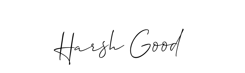 Best and Professional Signature Style for Harsh Good. Allison_Script Best Signature Style Collection. Harsh Good signature style 2 images and pictures png