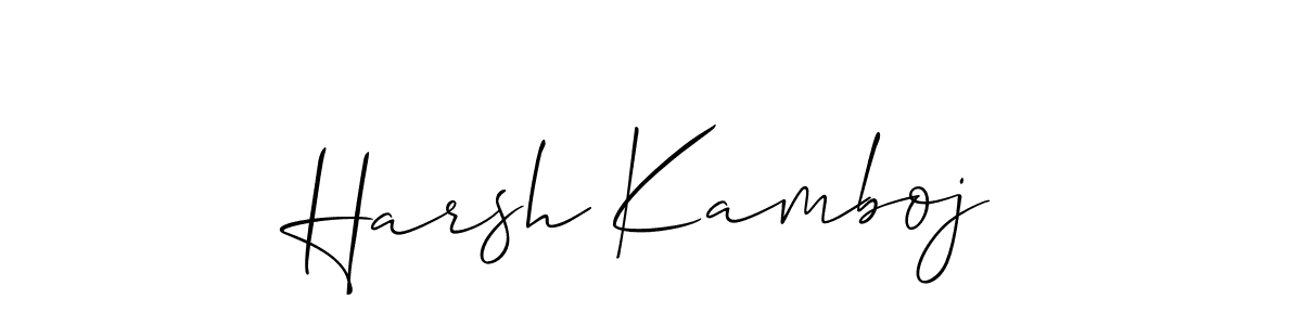 Here are the top 10 professional signature styles for the name Harsh Kamboj. These are the best autograph styles you can use for your name. Harsh Kamboj signature style 2 images and pictures png