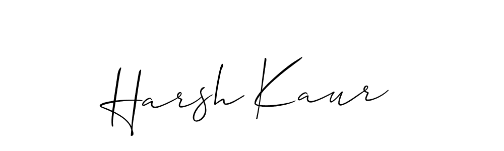 Once you've used our free online signature maker to create your best signature Allison_Script style, it's time to enjoy all of the benefits that Harsh Kaur name signing documents. Harsh Kaur signature style 2 images and pictures png