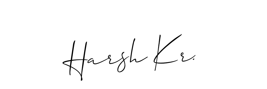 This is the best signature style for the Harsh Kr. name. Also you like these signature font (Allison_Script). Mix name signature. Harsh Kr. signature style 2 images and pictures png