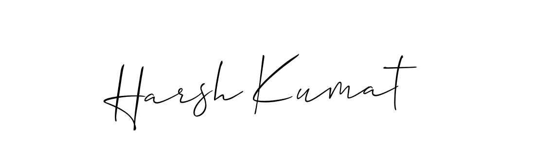 You can use this online signature creator to create a handwritten signature for the name Harsh Kumat. This is the best online autograph maker. Harsh Kumat signature style 2 images and pictures png