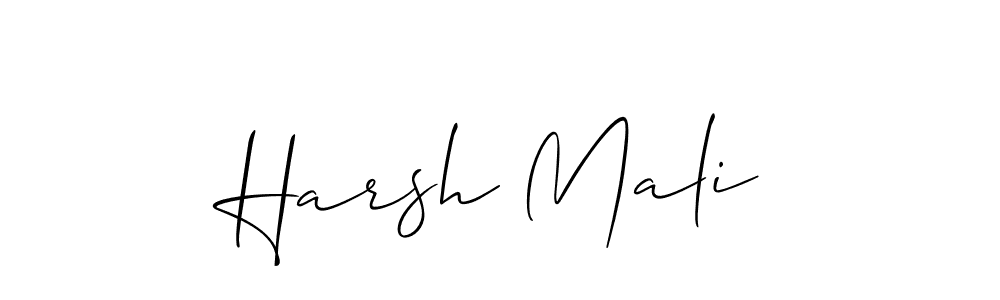 Make a beautiful signature design for name Harsh Mali. Use this online signature maker to create a handwritten signature for free. Harsh Mali signature style 2 images and pictures png
