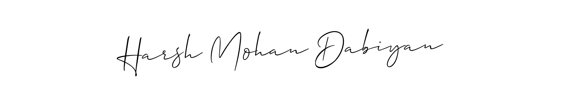 Once you've used our free online signature maker to create your best signature Allison_Script style, it's time to enjoy all of the benefits that Harsh Mohan Dabiyan name signing documents. Harsh Mohan Dabiyan signature style 2 images and pictures png