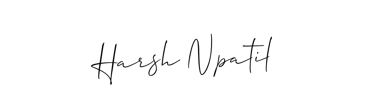 Best and Professional Signature Style for Harsh Npatil. Allison_Script Best Signature Style Collection. Harsh Npatil signature style 2 images and pictures png