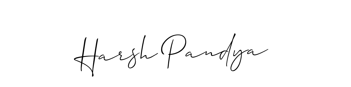 Once you've used our free online signature maker to create your best signature Allison_Script style, it's time to enjoy all of the benefits that Harsh Pandya name signing documents. Harsh Pandya signature style 2 images and pictures png