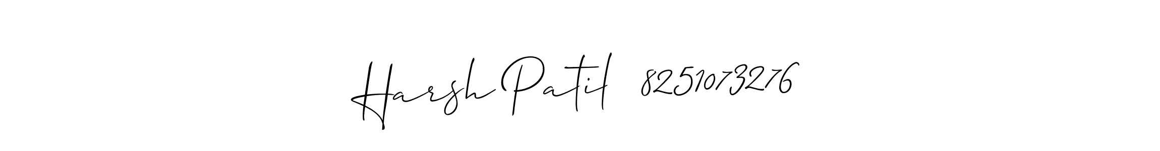 How to make Harsh Patil  8251073276 name signature. Use Allison_Script style for creating short signs online. This is the latest handwritten sign. Harsh Patil  8251073276 signature style 2 images and pictures png