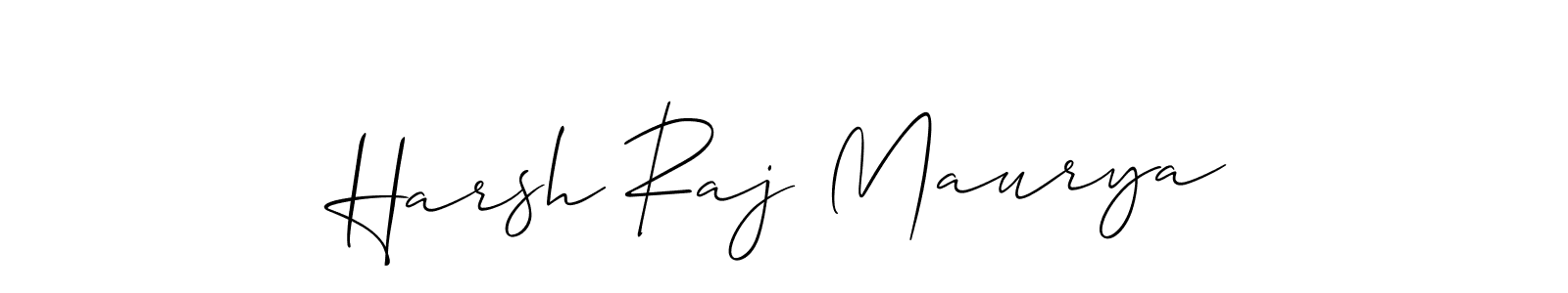 It looks lik you need a new signature style for name Harsh Raj Maurya. Design unique handwritten (Allison_Script) signature with our free signature maker in just a few clicks. Harsh Raj Maurya signature style 2 images and pictures png