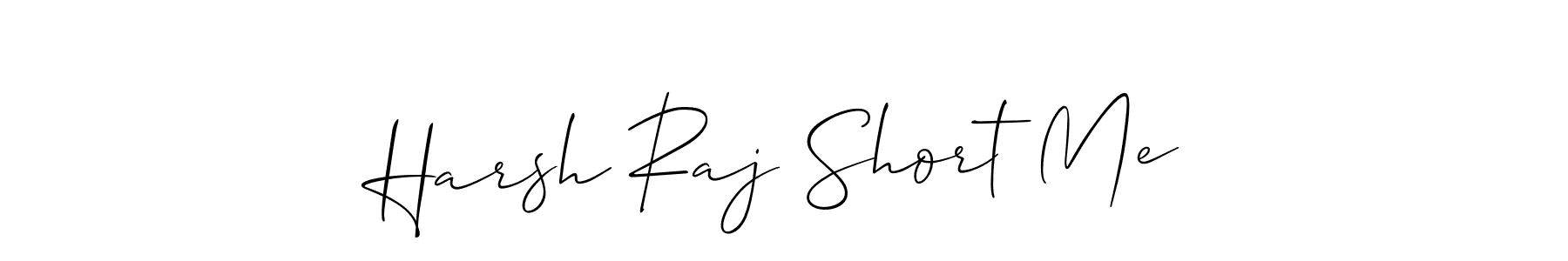 if you are searching for the best signature style for your name Harsh Raj Short Me. so please give up your signature search. here we have designed multiple signature styles  using Allison_Script. Harsh Raj Short Me signature style 2 images and pictures png