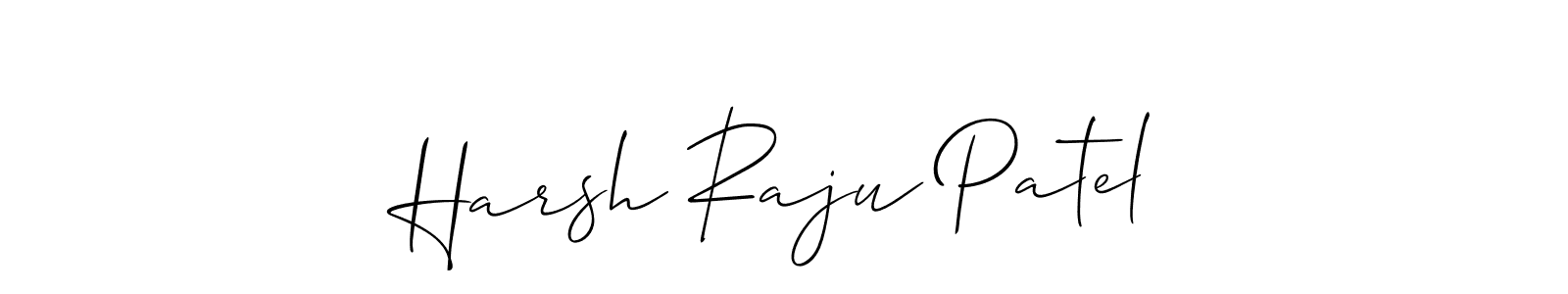 You should practise on your own different ways (Allison_Script) to write your name (Harsh Raju Patel) in signature. don't let someone else do it for you. Harsh Raju Patel signature style 2 images and pictures png