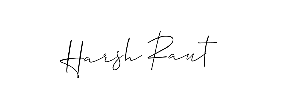 if you are searching for the best signature style for your name Harsh Raut. so please give up your signature search. here we have designed multiple signature styles  using Allison_Script. Harsh Raut signature style 2 images and pictures png