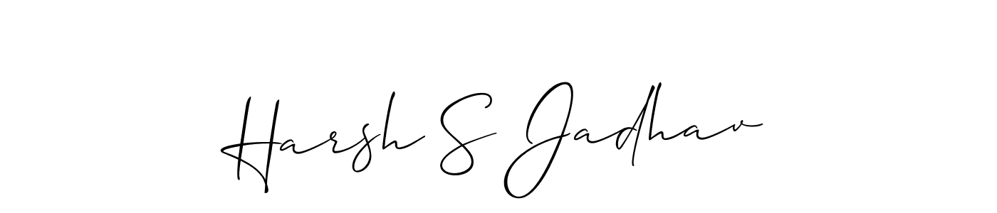 See photos of Harsh S Jadhav official signature by Spectra . Check more albums & portfolios. Read reviews & check more about Allison_Script font. Harsh S Jadhav signature style 2 images and pictures png