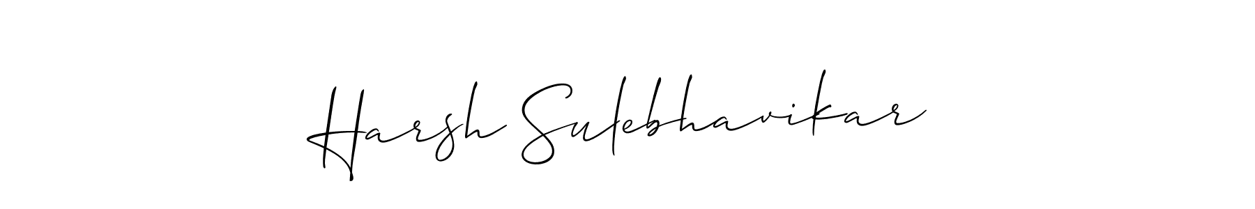 Similarly Allison_Script is the best handwritten signature design. Signature creator online .You can use it as an online autograph creator for name Harsh Sulebhavikar. Harsh Sulebhavikar signature style 2 images and pictures png