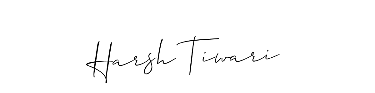 Also You can easily find your signature by using the search form. We will create Harsh Tiwari name handwritten signature images for you free of cost using Allison_Script sign style. Harsh Tiwari signature style 2 images and pictures png