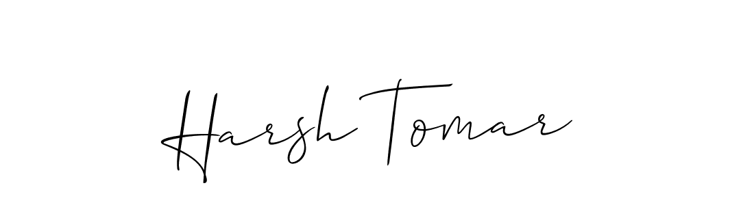 Design your own signature with our free online signature maker. With this signature software, you can create a handwritten (Allison_Script) signature for name Harsh Tomar. Harsh Tomar signature style 2 images and pictures png
